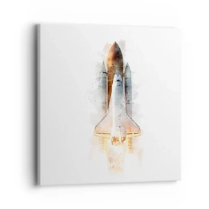 Obraz na płótnie - Odkrywcy na start - 40x40 cm