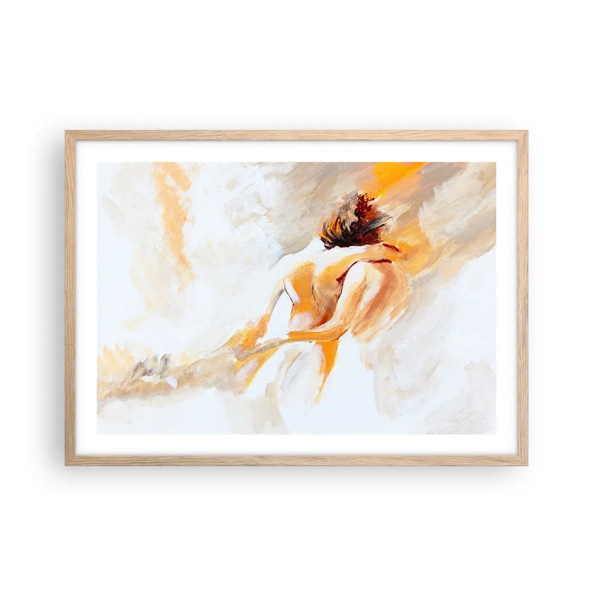 Plakat w ramie jasny dąb - W niebie bliskości - 70x50 cm