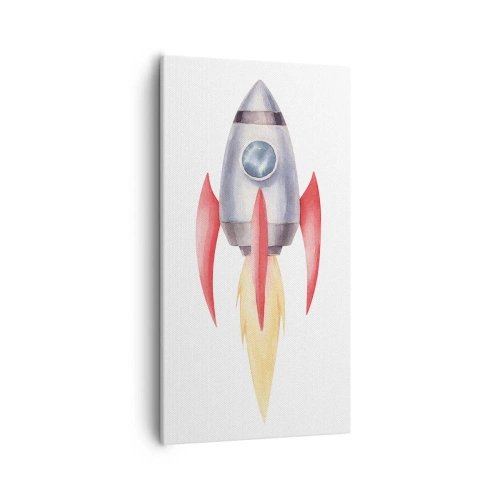 Obraz na płótnie - Wyżej, prędzej, dalej - 55x100 cm