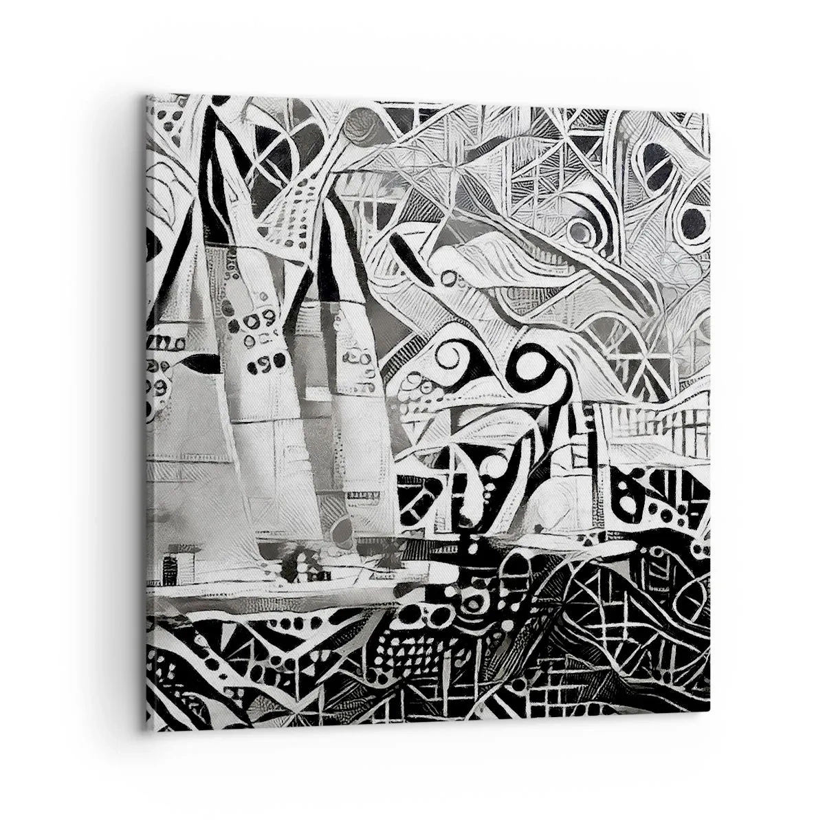 Obraz na płótnie - Między falami - 60x60 cm