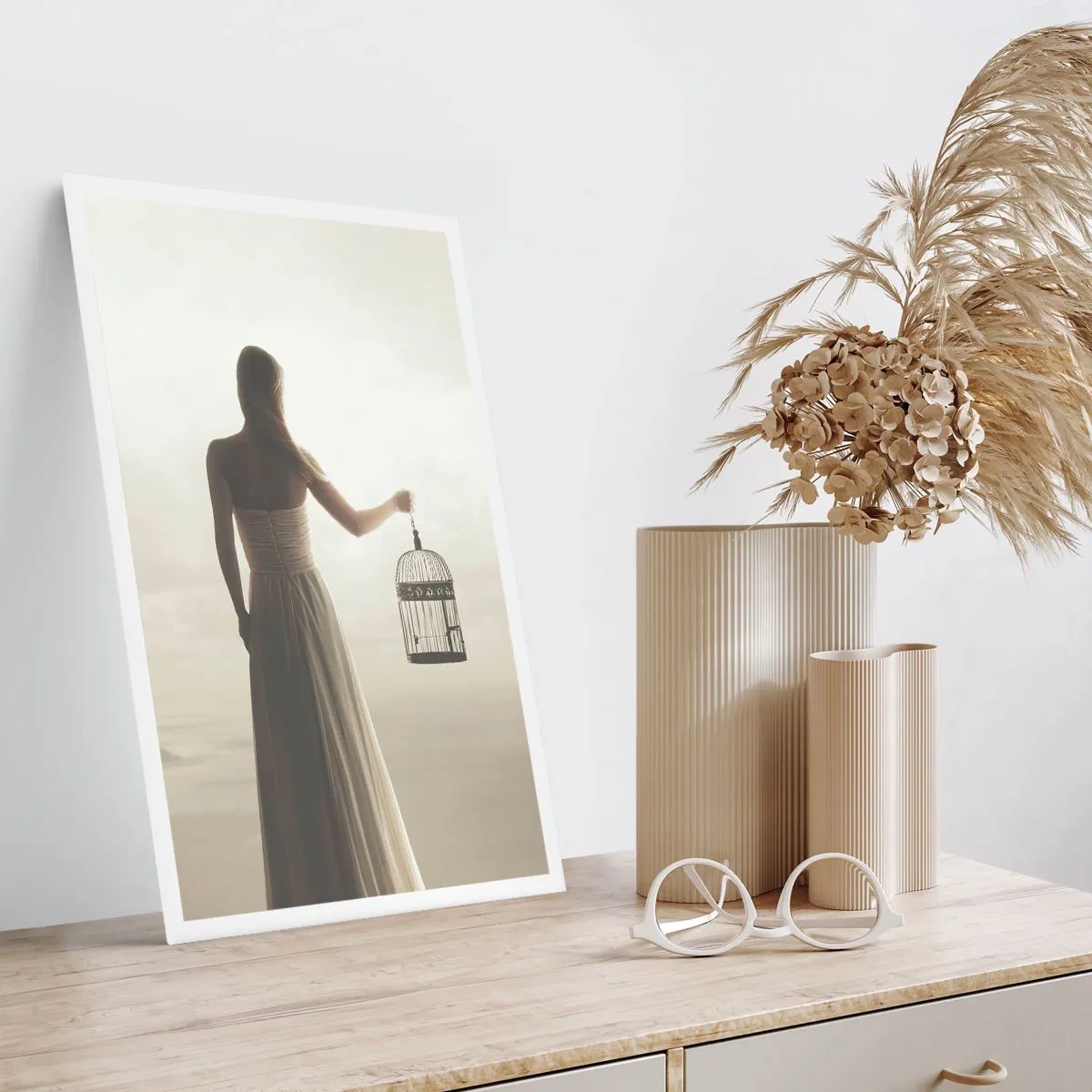 Plakat - Bądź wolna - 70x100 cm