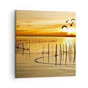 Obraz na płótnie - Na łowisku - 50x50 cm