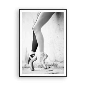 Plakat w czarnej ramie - Balerina, voila! - 70x100 cm