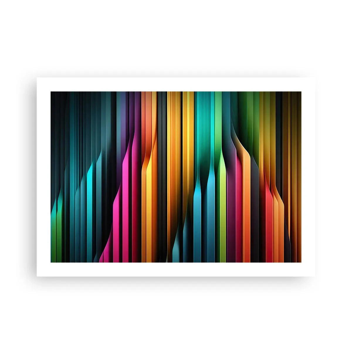 Plakat - Świetlne organy - 70x50 cm