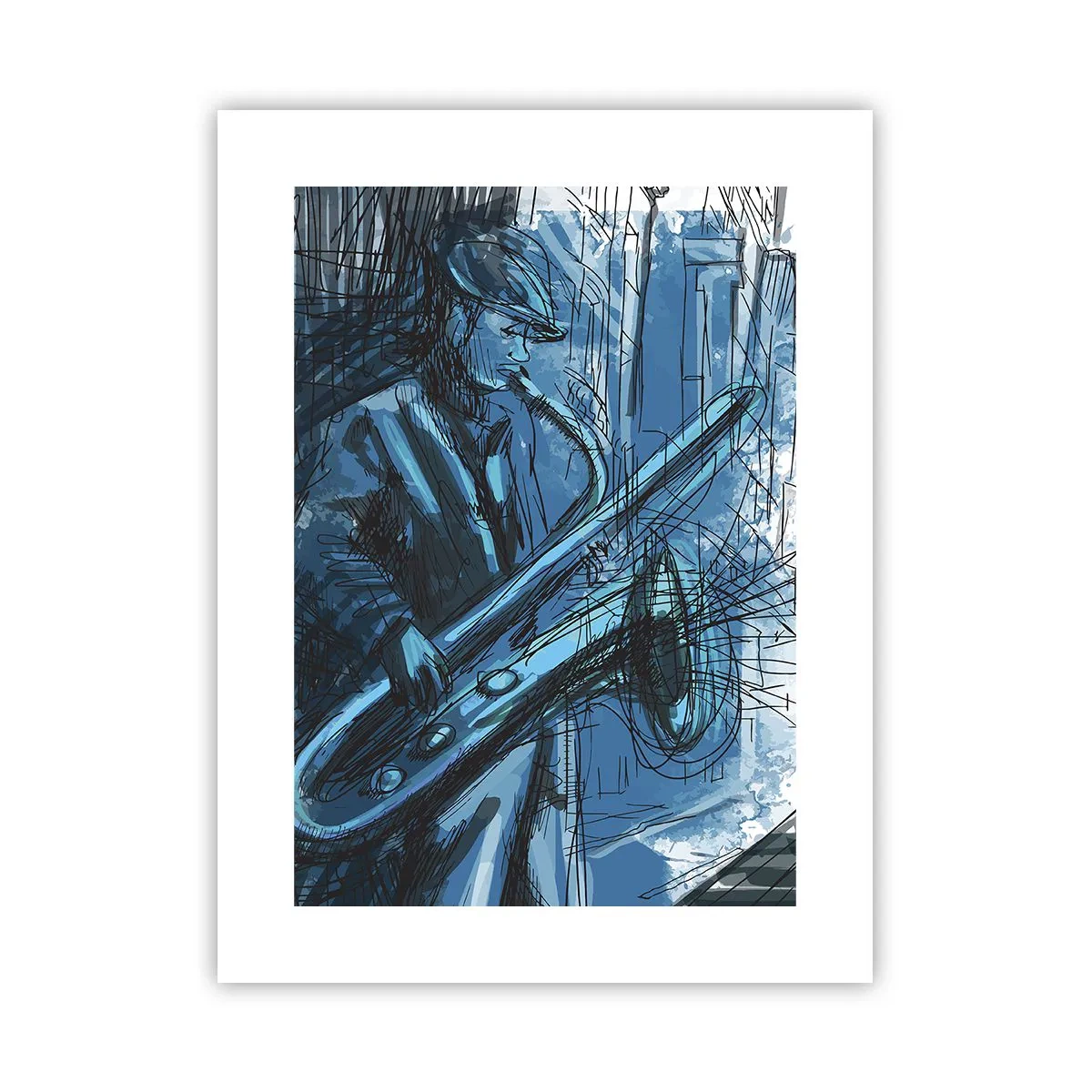 Plakat - Miejska rapsodia - 30x40 cm
