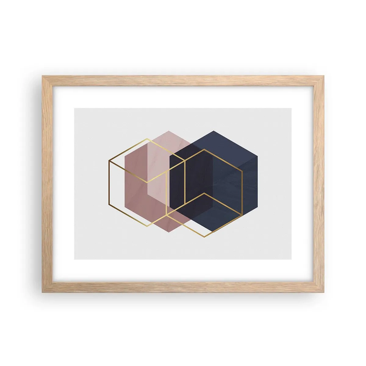 Plakat w ramie jasny dąb - Siła prostoty - 40x30 cm