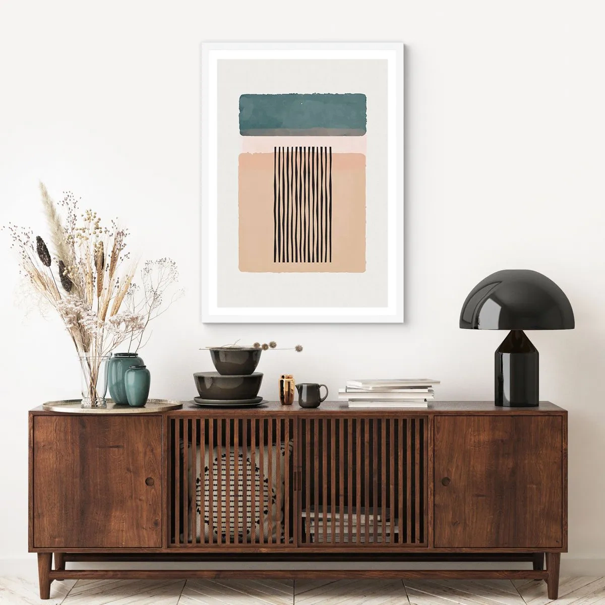 Plakat w białej ramie - Wszystko w porządku - 70x100 cm