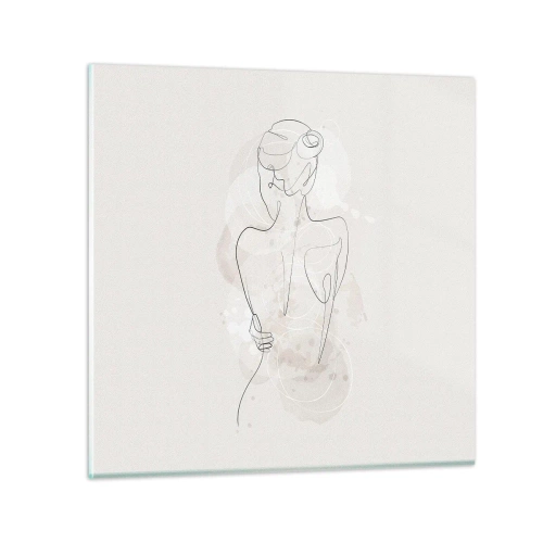 Obraz na szkle - Jak czuły instrument - 70x70 cm