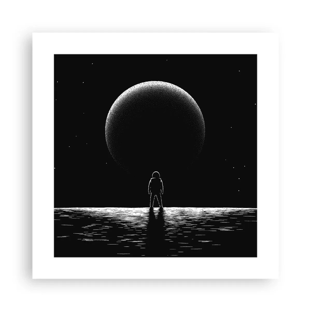 Plakat - Twarzą w twarz - 40x40 cm