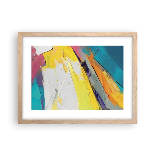 Plakat w ramie jasny dąb - Anatomia światła - 40x30 cm