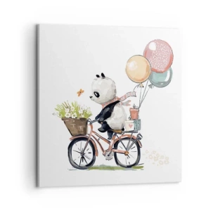 Obraz na płótnie - Szczęśliwy dzień - 60x60 cm