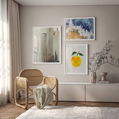 Fresh lemon - Inspiracja do salonu