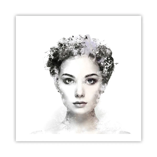 Plakat - Portret niezwykle stylowy - 60x60 cm