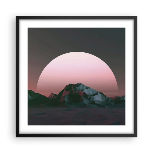 Plakat w czarnej ramie - W sąsiedniej galaktyce - 50x50 cm