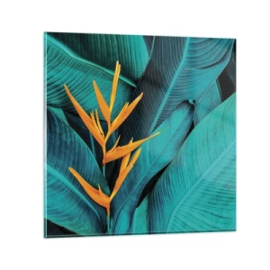 Obraz na szkle - Kwiat Edenu - 30x30 cm