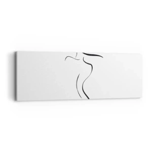 Obraz na płótnie - Nieuchwytna jak fala - 90x30 cm