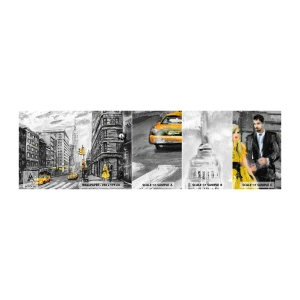 Fototapeta Próbka Samoprzylepna Deluxe Sticker - Nowojorska opowieść - Miasto, Nowy Jork, Architektura - 100x30 cm
