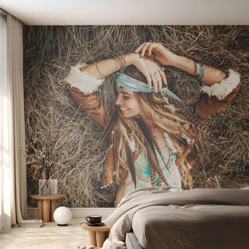 Fototapeta Samoprzylepna Deluxe Sticker - W drodze do lata miłości - Boho, Kobieta, Biżuteria - 100x70 cm