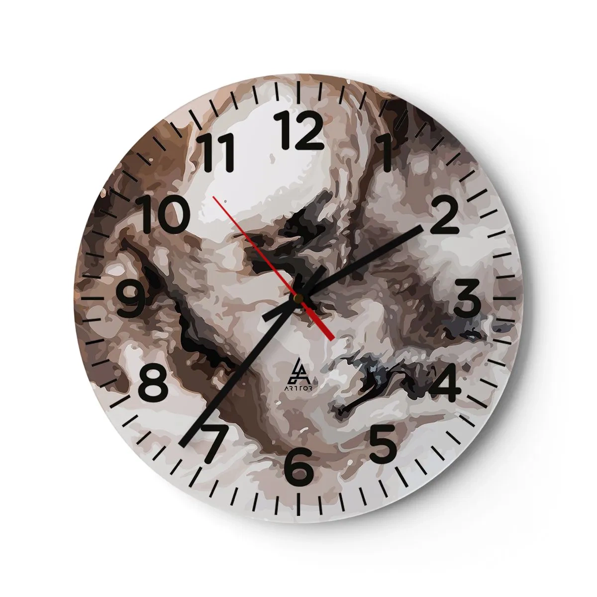 Zegar ścienny - Narodziny galaktyki - 40x40 cm