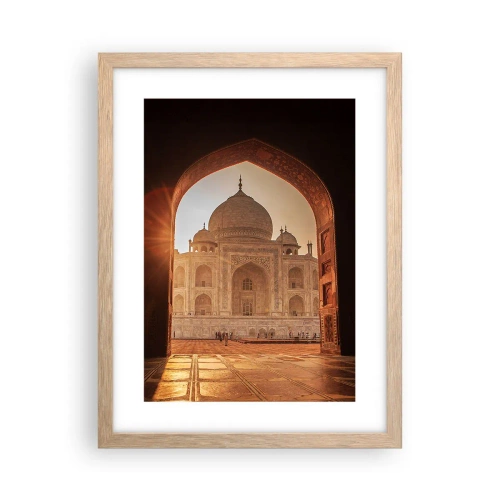 Plakat w ramie jasny dąb - Pomnik nieziemskiej miłości - 30x40 cm