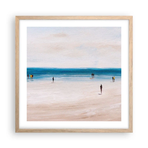 Plakat w ramie jasny dąb - Naturalna potrzeba - 50x50 cm