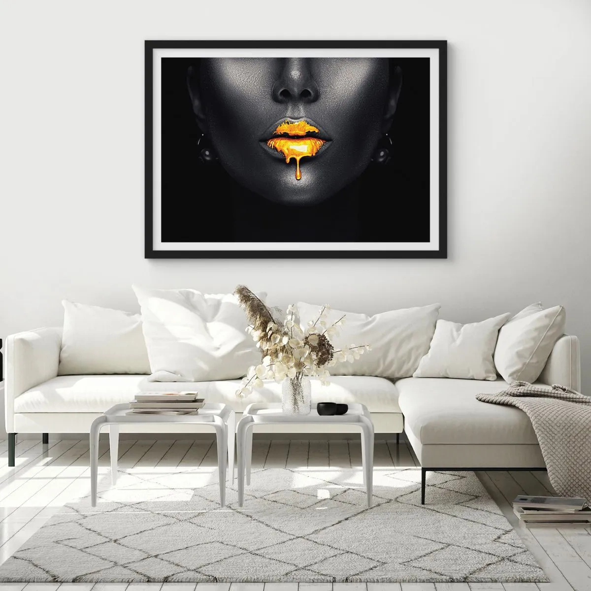 Plakat w czarnej ramie - Złotousta - 40x30 cm