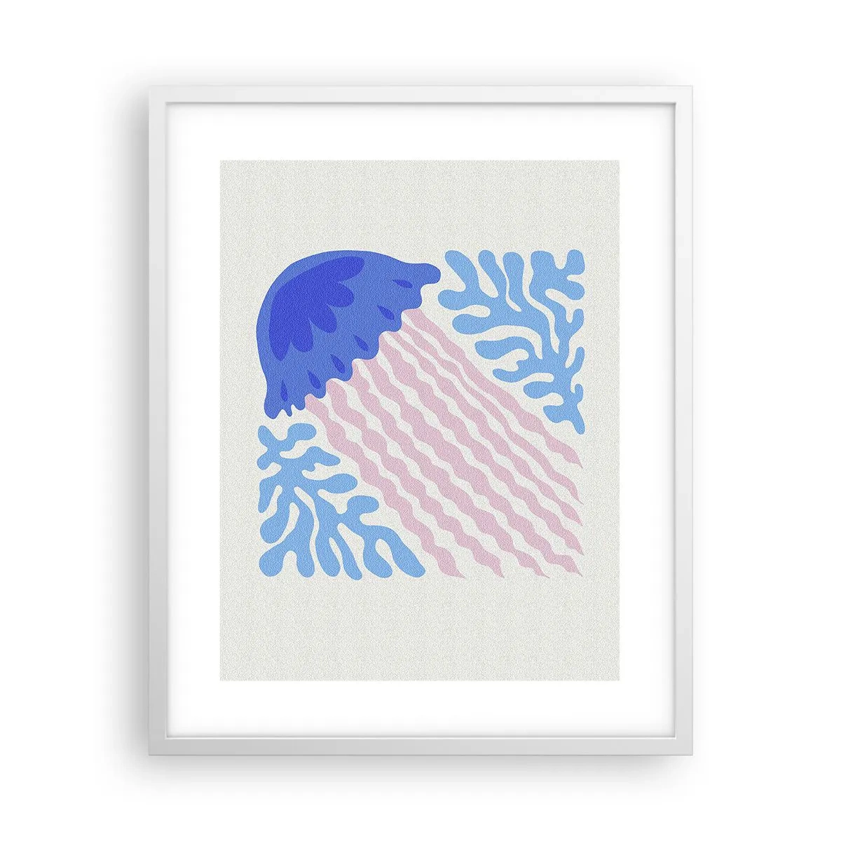 Plakat w białej ramie - Jak z innego świata - 40x50 cm