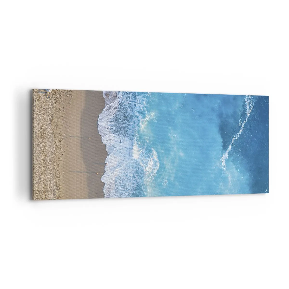 Obraz na płótnie - Siła błękitu - 100x40 cm