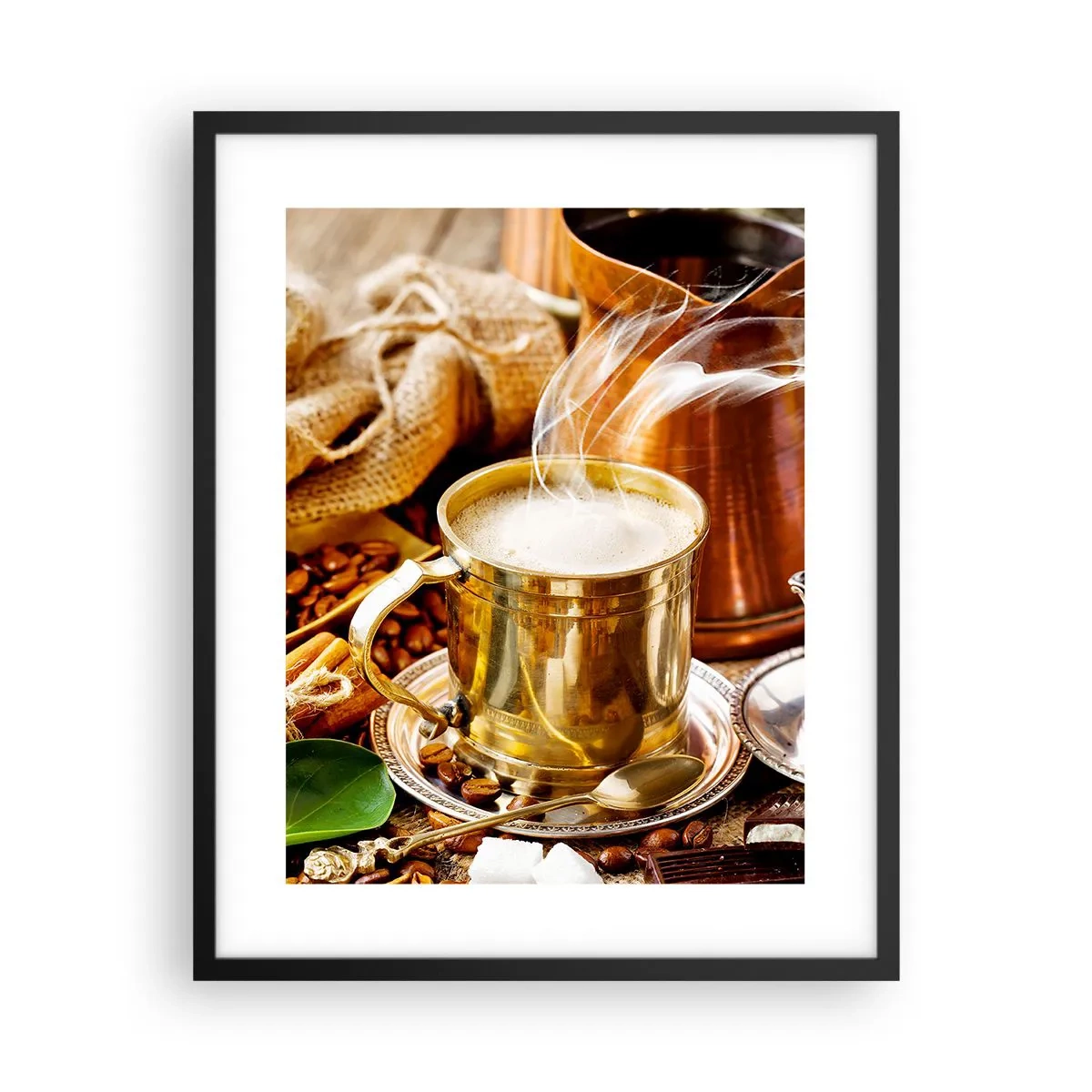 Plakat w czarnej ramie - Miłego dnia! - 40x50 cm