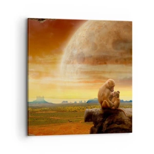 Obraz na płótnie - Miłość wszędzie ta sama - 70x70 cm