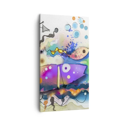 Obraz na płótnie - Brak słów! - 45x80 cm