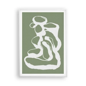 Plakat w białej ramie - Wołanie przestrzeni - 70x100 cm