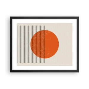 Plakat w czarnej ramie - Zawsze słońce - 50x40 cm