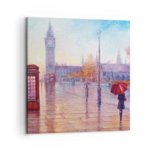Obraz na płótnie - Londyński jesienny dzień - 50x50 cm