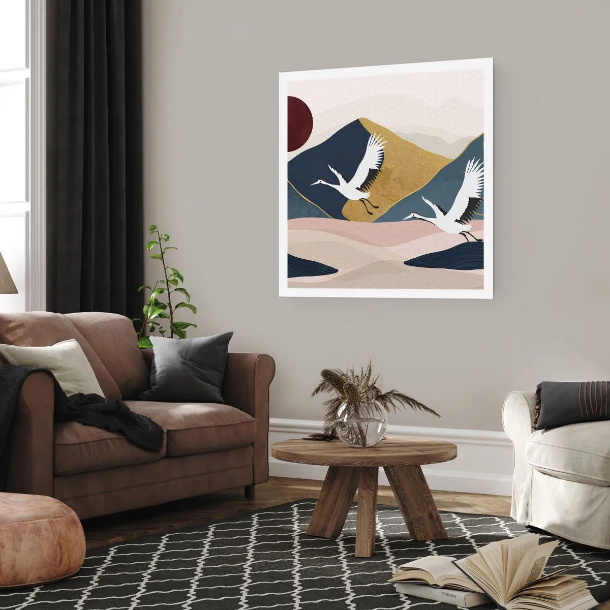 Plakat - I znowu ZLECIAŁ dzień - 40x40 cm