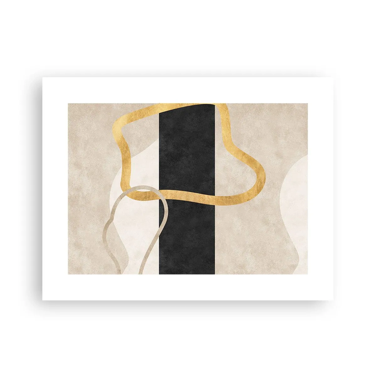 Plakat - Kształty zapętlone - 40x30 cm