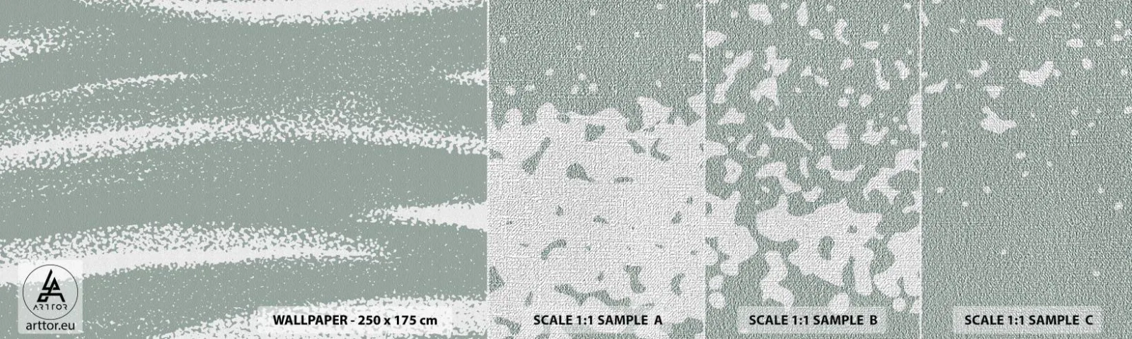 Fototapeta Próbka Premium Canvas - Abstrakcja w zimowym klimacie - Abstrakcja, Jasny, Minimalizm - 100x30 cm
