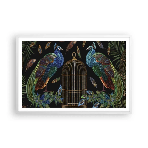 Plakat w białej ramie - W królewskich szatach - 91x61 cm