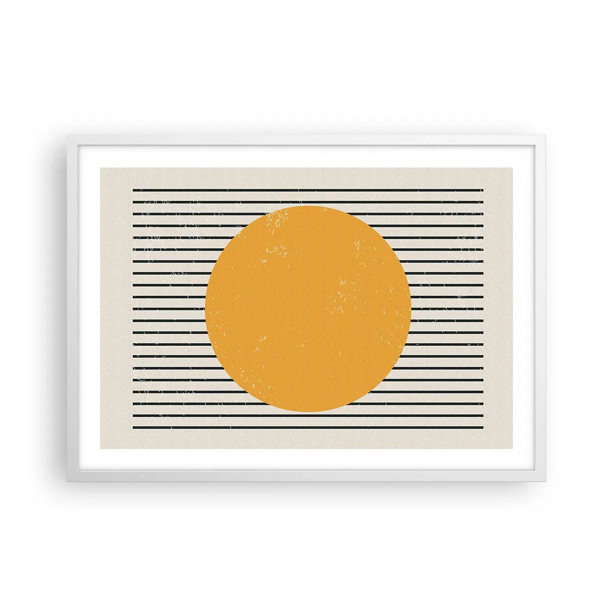 Plakat w białej ramie - Siła prostoty - 70x50 cm