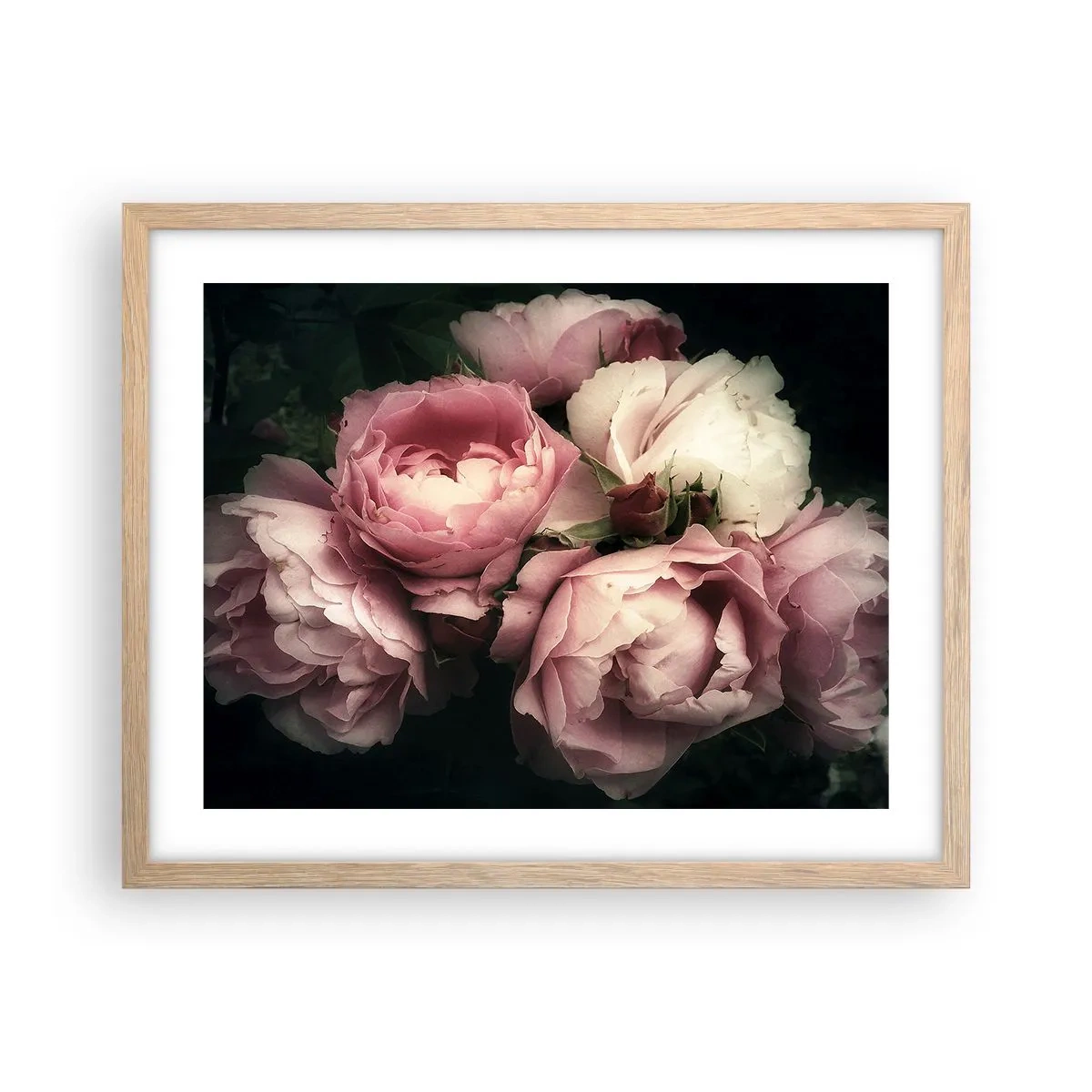 Plakat w ramie jasny dąb - Czar belle epoque - 50x40 cm