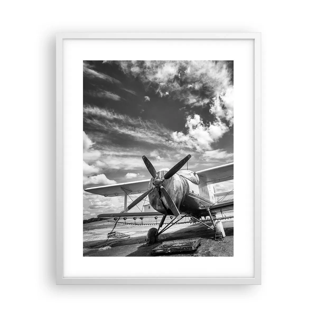 Plakat w białej ramie - Nie mogę się doczekać! - 40x50 cm