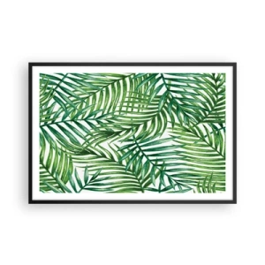Plakat w czarnej ramie - Pod zielonym baldachimem - 91x61 cm