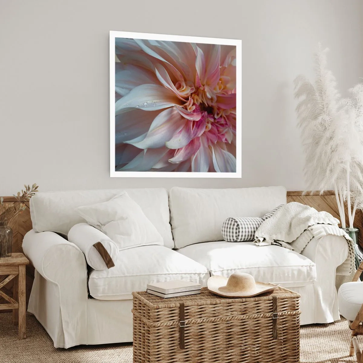 Plakat - Kwitnąca świeżość - 50x50 cm