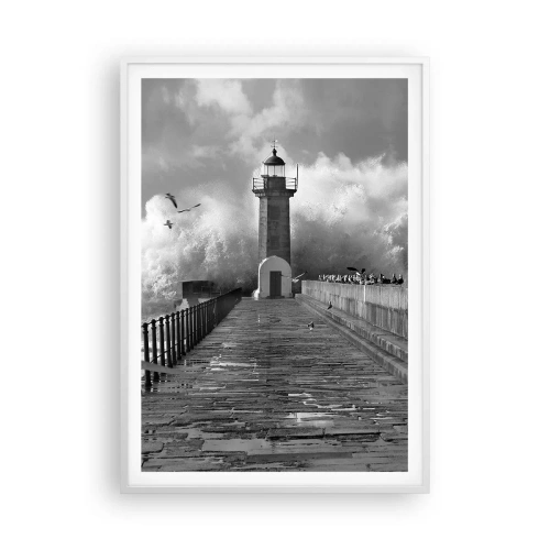 Plakat w białej ramie - Nieustraszona - 70x100 cm