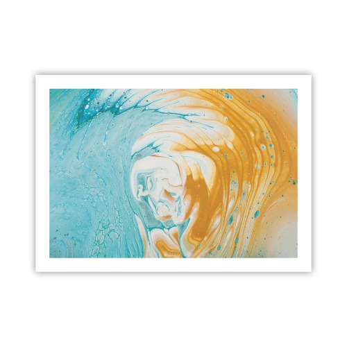 Plakat - Pastelowy wir - 70x50 cm