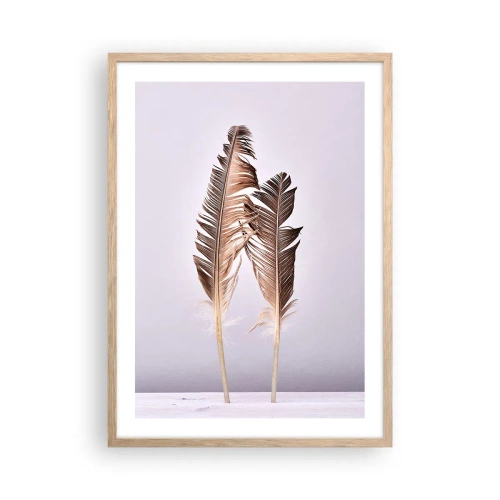 Plakat w ramie jasny dąb - Przeciw nicości - 50x70 cm