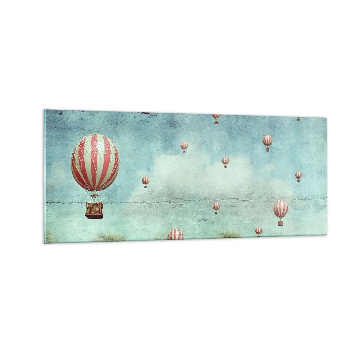 Obraz na szkle - Wolni od zgiełku życia - 100x40 cm