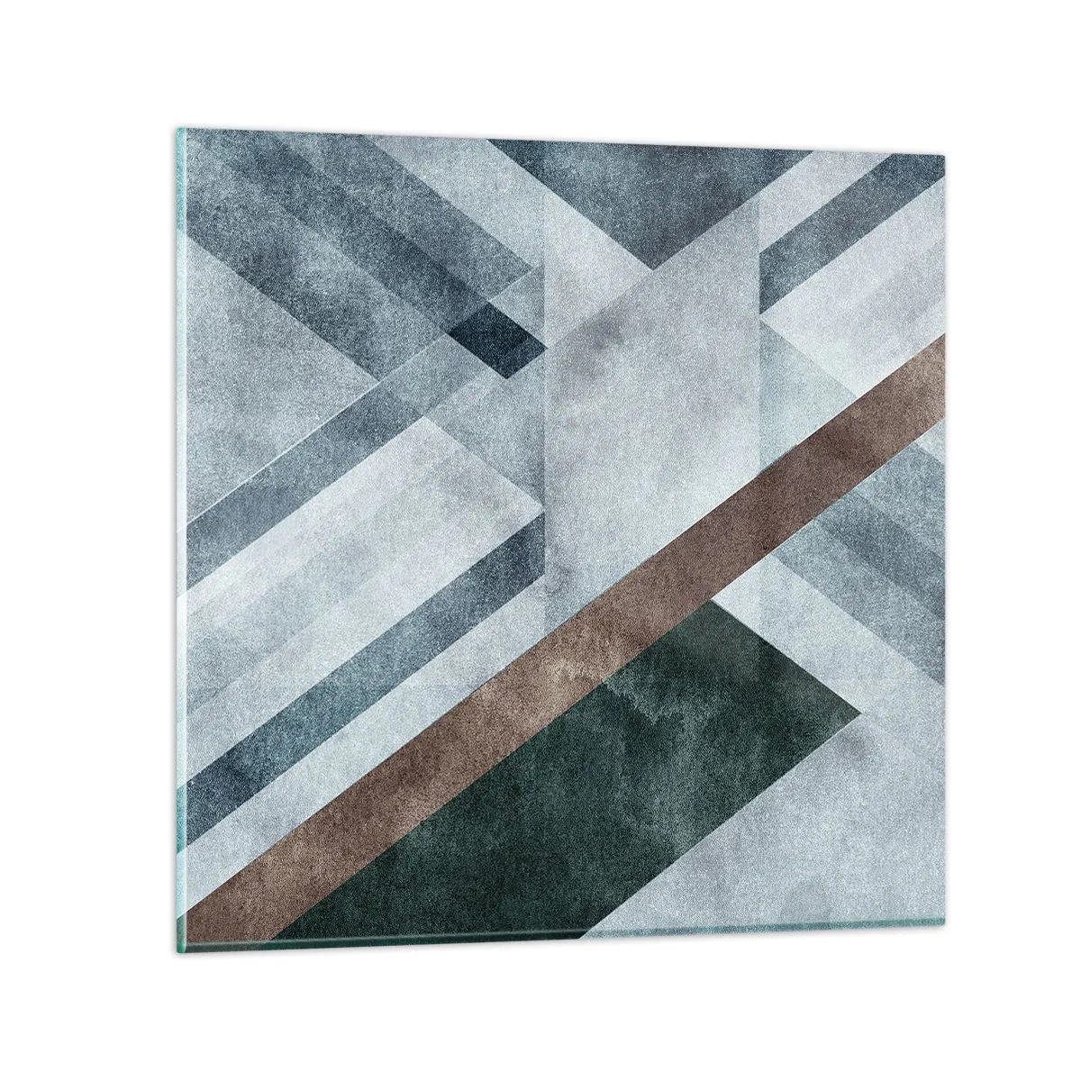 Obraz na szkle - Wyszukana elegancja geometrii - 60x60 cm