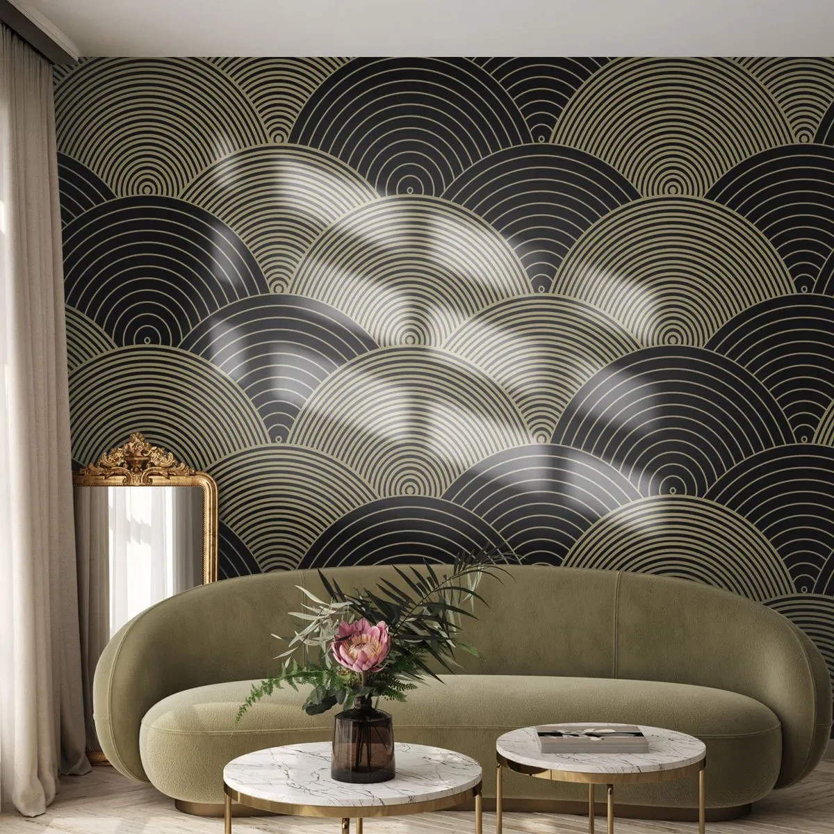 Fototapeta Premium Sand - Jedność w wielości - Abstrakcja, Grafika, Okręgi - 250x175 cm