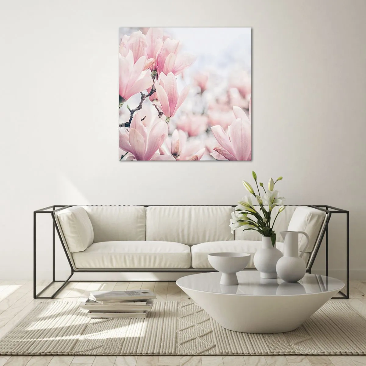 Obraz na szkle - Ideał subtelności - 30x30 cm